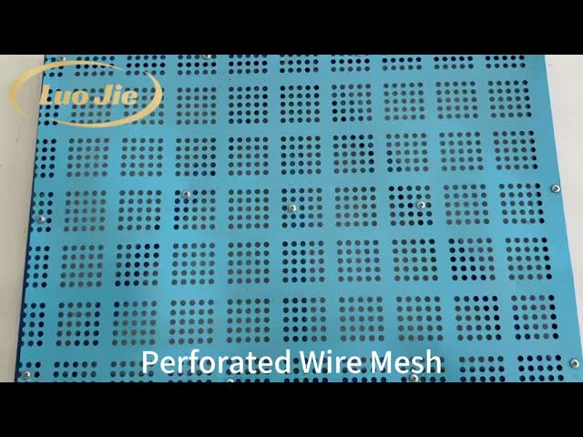 Customizable Perforated Steel Mesh For Ventilation Security And Architectural Design