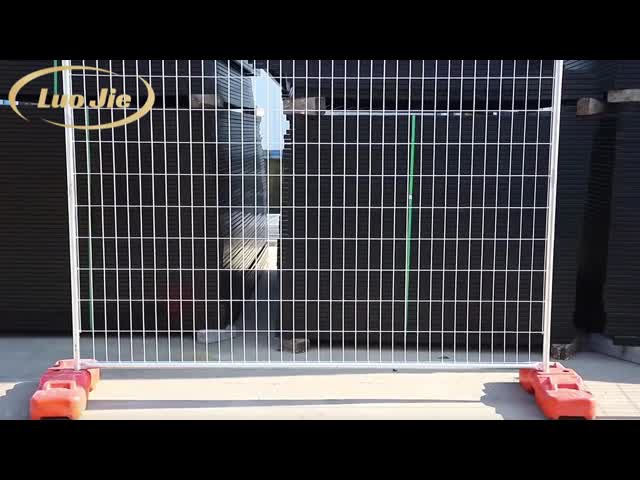 Depot Optimized Temporary Perimeter Fencing Stackable Ballast Rapid Deploy System