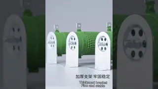 3000W Green Aluminum Housed Braking Resistor with Customizable Size for High Power Applications