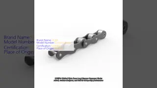 용접된 플레이트 포장 재료 로드 스크레이퍼 컨베이어 체인 OEM ODM