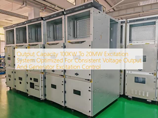 Generator Excitation System with 100KW to 20MW Output Capacity, 110V to 690V Voltage Range, and 96% Efficiency for Stable Power Generation