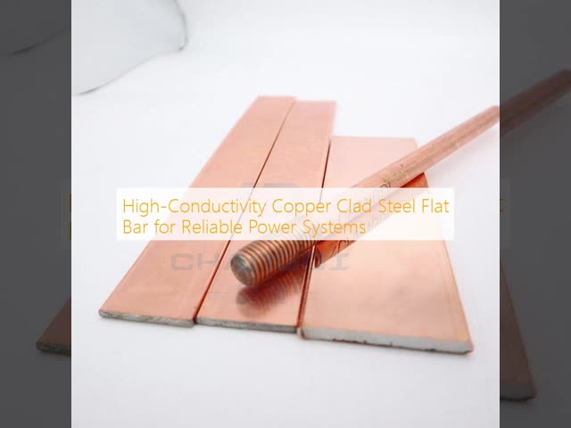 High-Conductivity Copper Clad Steel Flat Bar for Reliable Power Systems