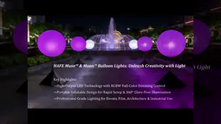 Dia.1.6m / 5.2ft 400W LED RGBW Color Changing Balloon Light With DMX Control