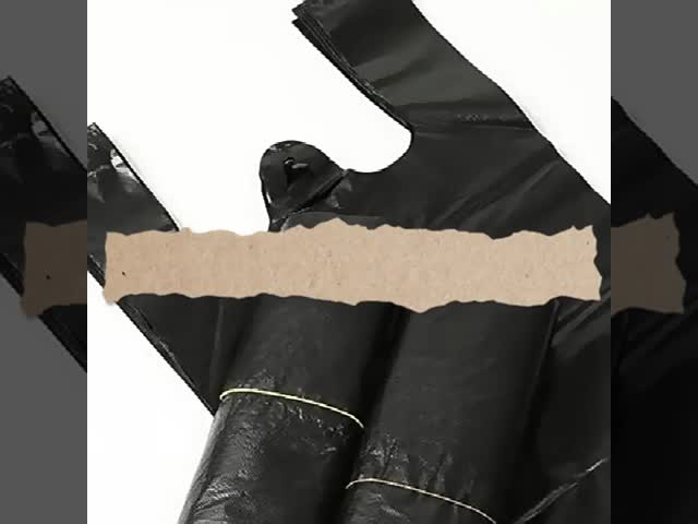 Wholesale heavy-duty 100% biodegradable HDPE plastic shopping bags, chewing gum, milk, jelly, canned food