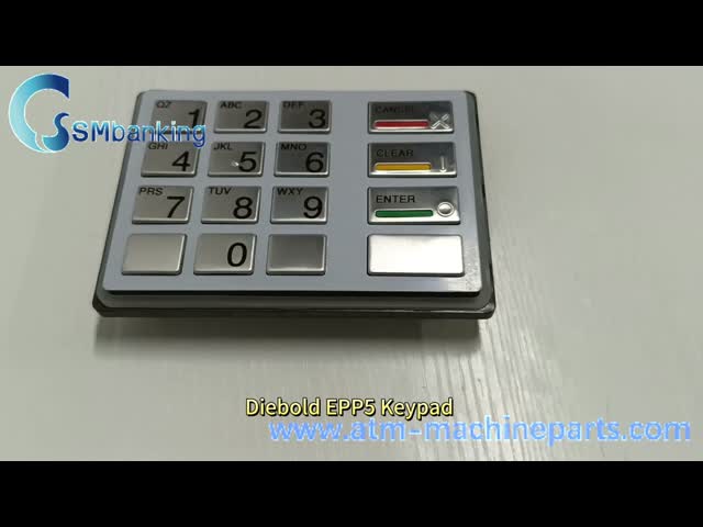 Diebold EPP5 BSC English ,LGE,ST STL,ENG(AU),QZ1,X,I,O,_  49-216680-707A/49216680707A Keyboard