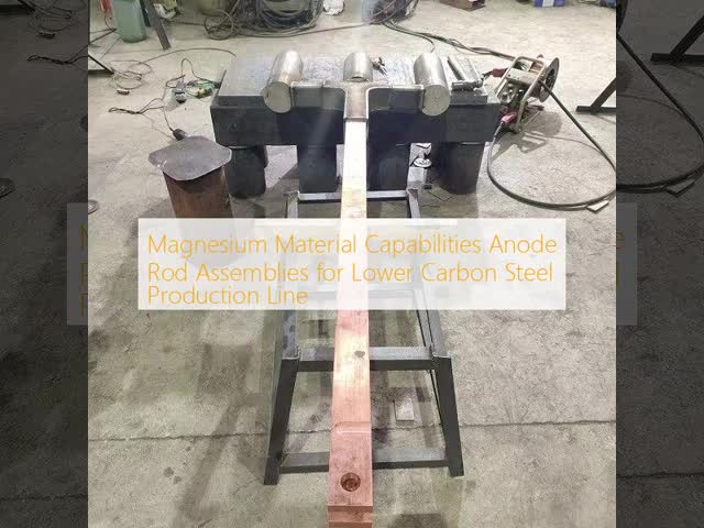 Copper Anode Rod With Cabron Steel Anode Yoke Completely Assembly For Potroom Of Aluminium Smelter Plant