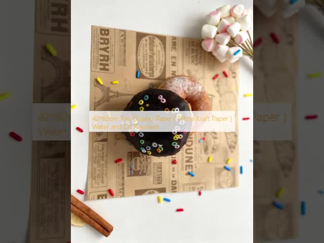 42 X 62cm Tray Display Paper Greaseproof Waterproof Double Side 4000 sheets/ctn