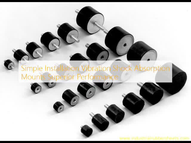 Simple Installation Vibration Shock Absorption Mounts Superior Performance