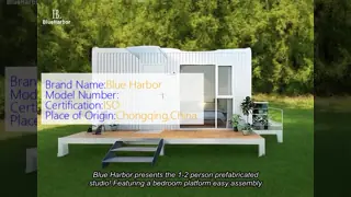 1-2 People Prefabricated Studio With A Bedroom And A Platform