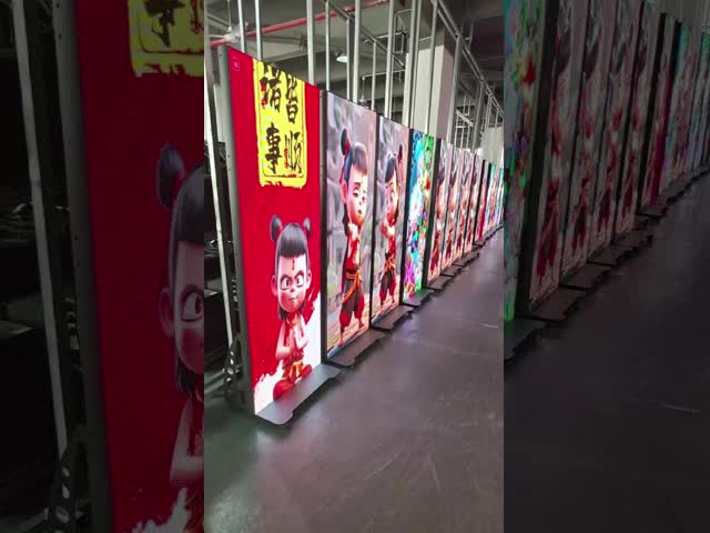 P1.25 Foldable LED poster screen LED Poster Display
