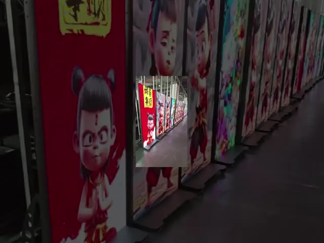 P1.25 Foldable LED poster screen LED Poster Display