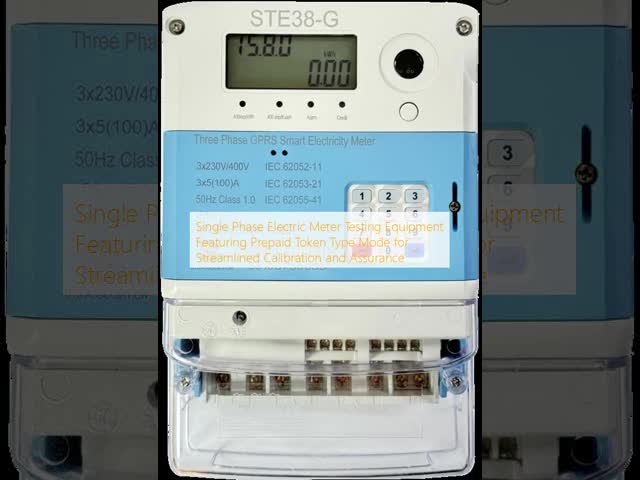 Smart Digital Meter Smart Prepaid Electricity Meter Mode Prepaid Token Type Capacity Unlimited Ideal for Energy Monitoring and Control Systems