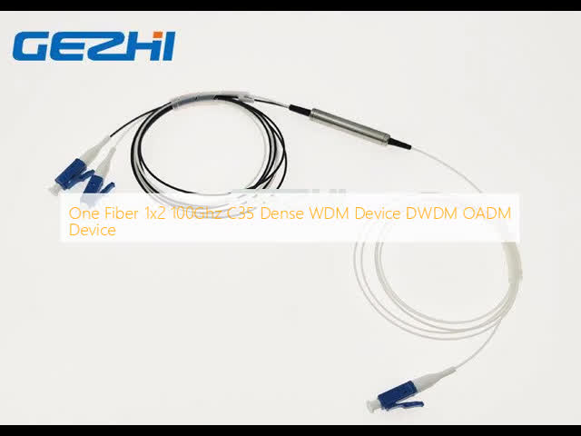 One Fiber 1x2 100Ghz C35 Dense WDM Device DWDM OADM Device