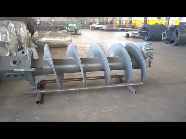 Customized Auger Drilling Machine Budget-Friendly Dual-Cutting Single-Flute Straight Rock Auger Rotary Drilling Auger Rock Auger