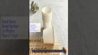 12 Oz Hot Disposable Cold Drink Cup PE Coated Paper White Color