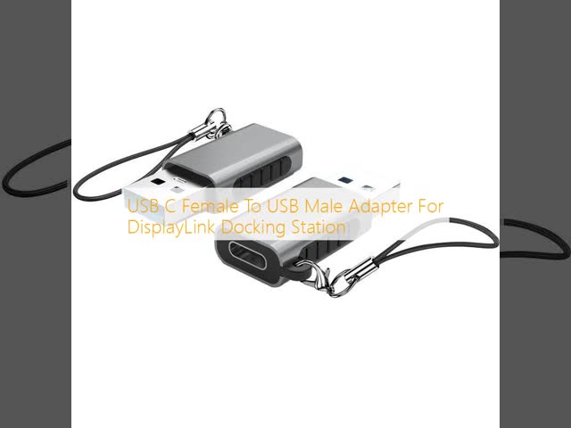 USB C Female To USB Male Adapter For DisplayLink Docking Station