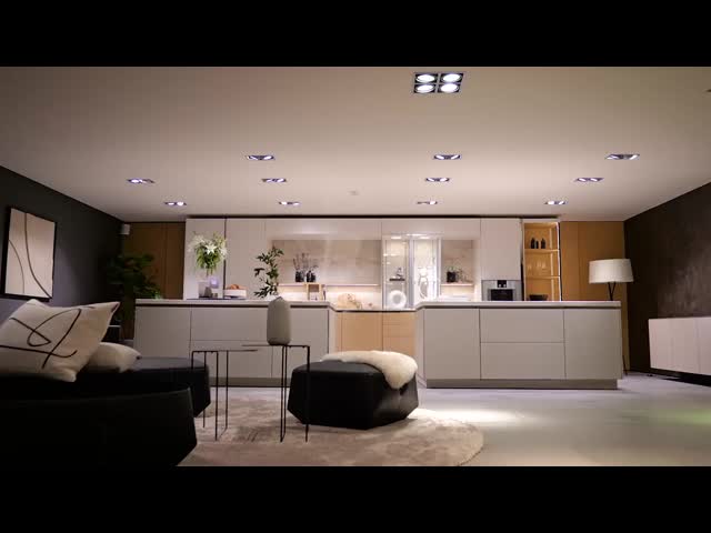 Side Corner 360 Degree Rotating Kitchen Storage Cabinet Turning Swivelling System 