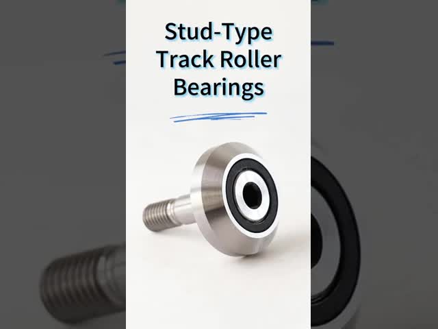 Stud-Type Track Roller Bearing (Integrated Bolt Shaft, Sealed) for Heavy-Duty Guide Mechanisms