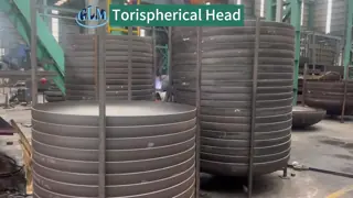 Fondo torisferico formato mediante stampaggio integrale