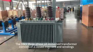 Dyn11 Connection Step Up Transformer Three Phase Suitable for Electrical Power Systems and Voltage Regulation Solutions