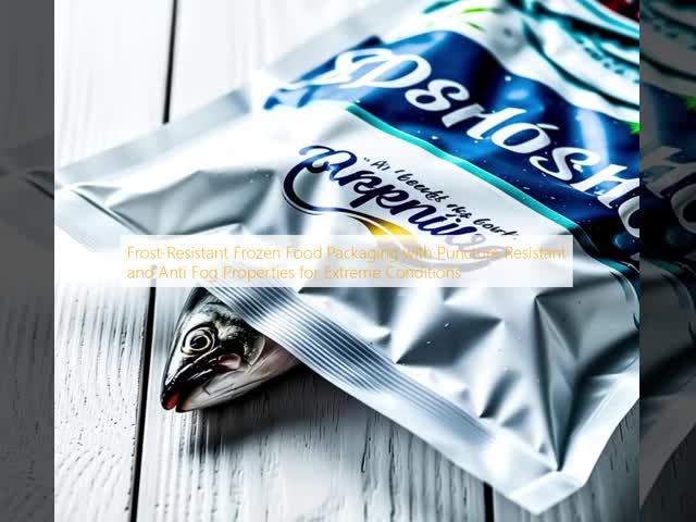 Two Layer Laminated Frozen Food Pouch Customised Printing Leak Prevention