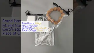 Transparent Plastic Jewelry Zipper Bags Anti Static Dustproof