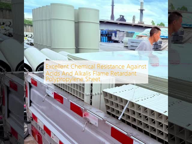 Excellent Chemical Resistance Against Acids And Alkalis Flame Retardant Polypropylene Sheet