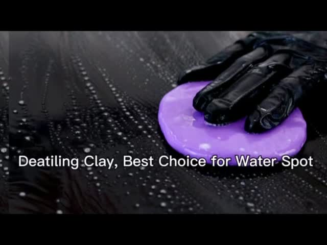 Remove Water Spots from Your Car with Detailing Clay