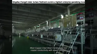 High-Performance Copper-Coated  Steel Electrodes