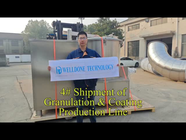 SUS304 / SUS316L Material Fluid Bed Granulator with 1.5kg to 1000kg Capacity and 20-100mesh Granule Size
