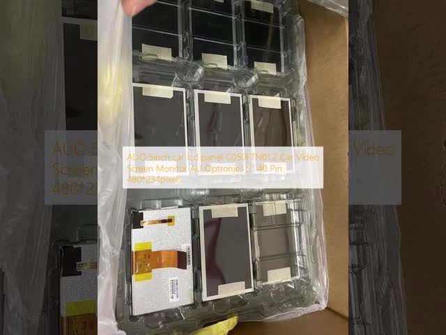 AUO 5inch Car LCD Display with 480x234 Resolution 800 CD/M2 Brightness and 40 Pin IPS for Automotive Video Screen Monitor