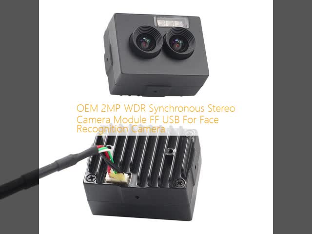 OEM 2MP WDR Synchronous Stereo Camera Module FF USB For Face Recognition Camera