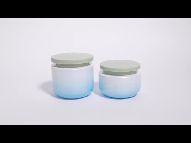 Clear or Color Custom Plastic Cream Jar Round Shape Ideal for Cosmetic Creams Skincare Lotions and Beauty Packaging Needs