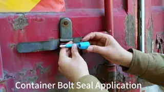 Secure Cargo with 8.0mm Bolt Diameter High Security Container Barrier Bolt Seal