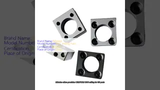Customized Steel CNC Milling Parts with +/-0.001~0.005mm Tolerance and ISO9001 Certification