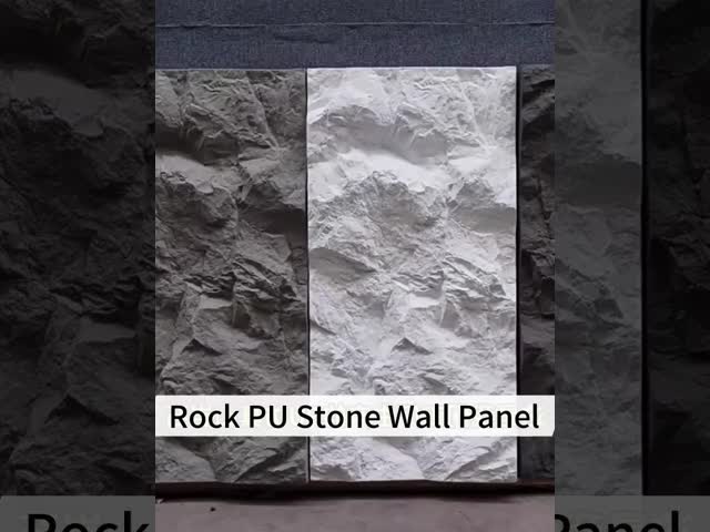 Multifunctional Interior Lightweight Pu Artificial Rock Veneer Cladding Exterior 3D Decoration Stone Wall Panel High Quality