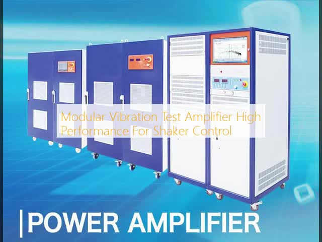 Modular Vibration Test Amplifier High Performance For Shaker Control