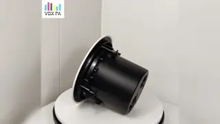 40W 100V 8-inch Commercial Audio Coaxial Speaker Public Address System Iron OEM ODM Customization