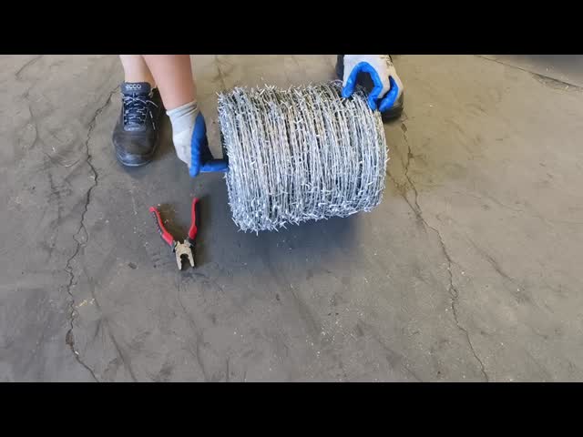 100m-500m Razor Wire Roll Single Strand Security Barbed Wire