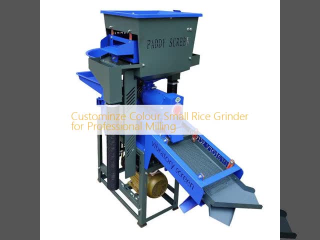 Custominze Colour Small Rice Grinder for Professional Milling