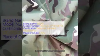 Digital Camouflage Fabric Ripstop Camo Print Fabric 65% Polyester 35% Cotton