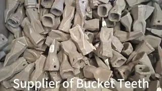 Alloy Steel Excavator Bucket Teeth with 48-52HRC Hardness and Impact Value ≧22J for Kobelco SK230