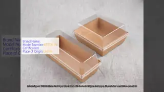 175 X 70 X 60mm Kraft Paper Packaging Box Film Coated 12pkg/Ctn