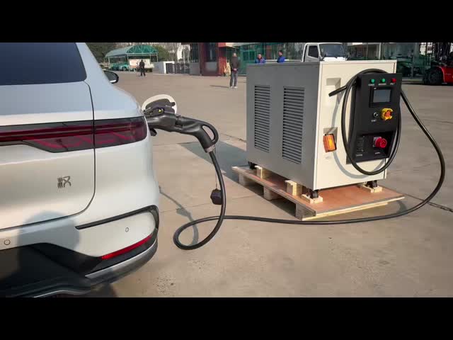 26kWH Capacity 30kW Rated Power Mobile EV Charger with IP55 Protection for Emergency Roadside Rescue