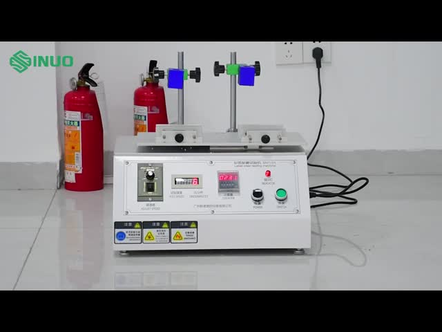 EV Connector Marking Endurance Tester with 5±1N Application Force and 0-9999 Test Cycles Compliant with IEC 62196-1:2022