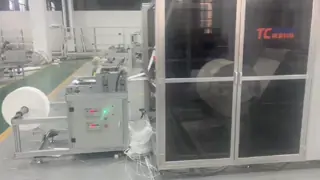 China 6kw Air Filter Production Line Double Sided Edge Gluing Machine 220V Simultaneous Assignment supplier