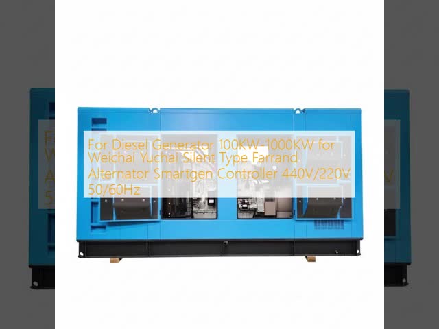 For Diesel Generator 100KW-1000KW for Weichai Yuchai Silent Type Farrand Alternator Smartgen Controller 440V/220V 50/60Hz Cummins Perkins Deutz Sdec Ricardo Mitsubishi Kubota