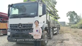 Used 2020 Zoomlion Concrete Pump Truck ZLJ5441THBBE | 56m Vertical Reach | 180 m³/h Output