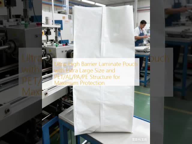 Ultra High Barrier Laminate Extra Large Size Pouch PET AL PA PE Structure