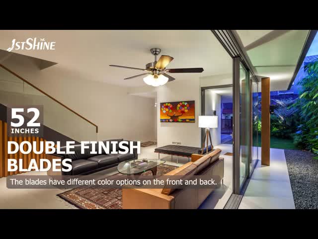 52-Inch European Style Ceiling Fan with MDF Blades and AC Motor for Classic Interiors